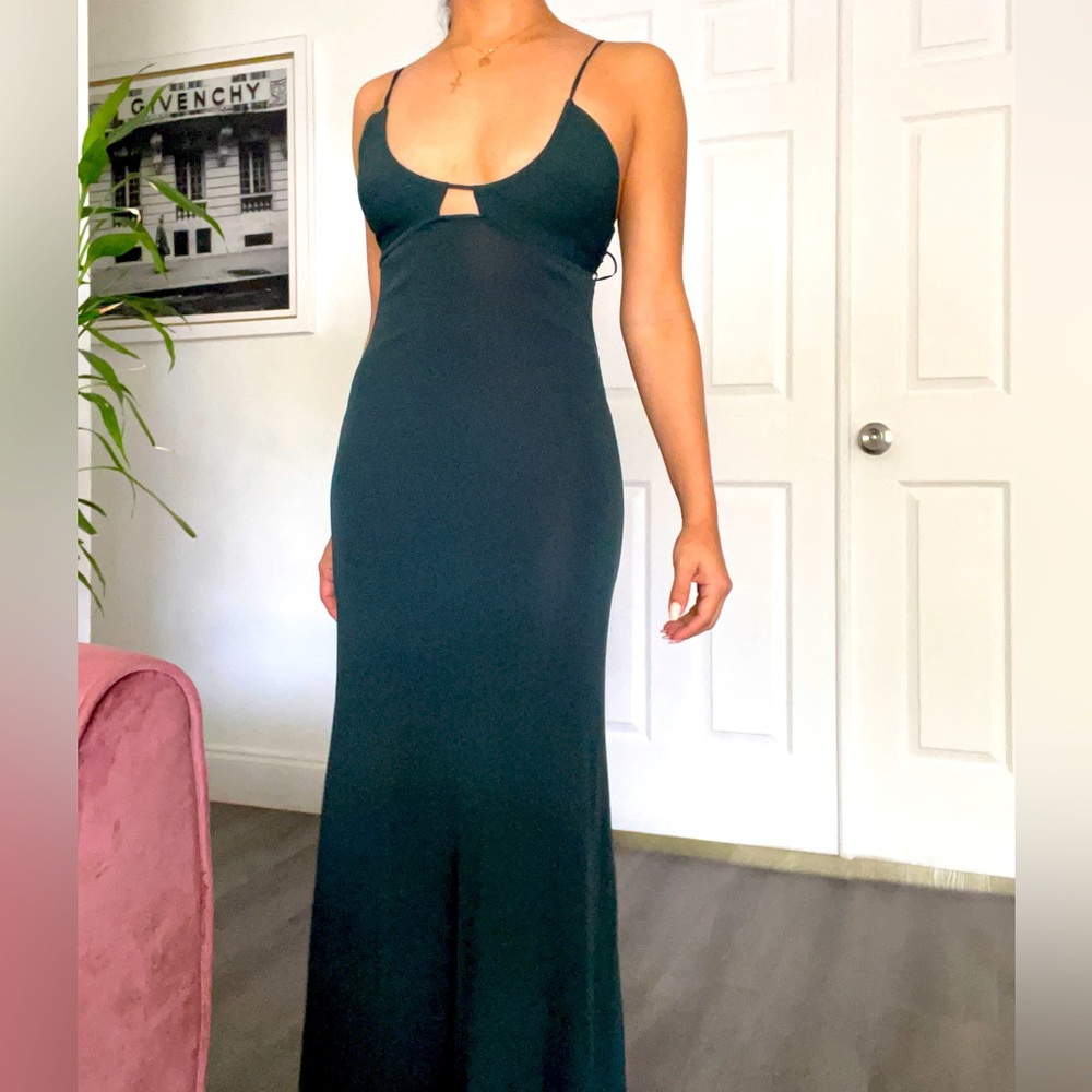 Zara long strap dress